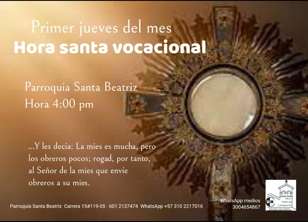 Hora Santa vocacional