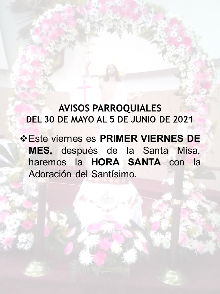 Avisos parroquiales