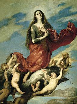 La Asunción de la Virgen María José de Ribera Asunción de la Magdalena: Google Art Project