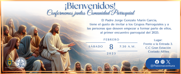 Invitaciรณn Conformemos Juntos Comunidad Parroquial 2025